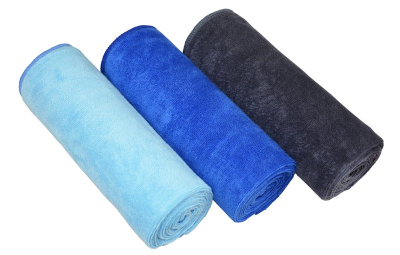 MAYOUTH Gym Towels for Men & Women Microfiber Sports Towel Set Fast Drying & Absorbent Workout Sweat Towels for Fitness,Yoga, Golf,Camping 3-Pack Gift Present - Image 1